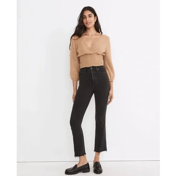 Madewell Cali Demi-Boot Jeans in Bayland Wash: Raw-Hem Edition - Picture 3 of 7